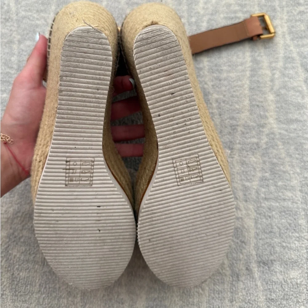 See By Chloe Frayed Wedge Sandals Espadrilles Natural, Women’s 9.5/10